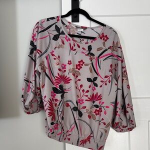 Floral Print Women's Top